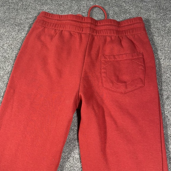 True Religion Multi Logo Flock Jogger Mens Size Large Sweatpants Fleece - Picture 11 of 11
